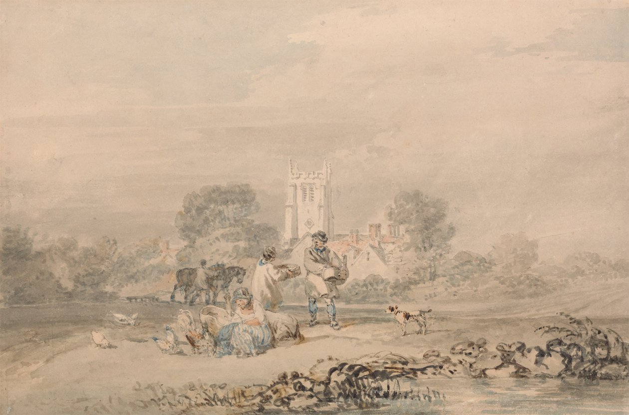 Herbstliche Aussaat des Getreides von Joseph Mallord William Turner