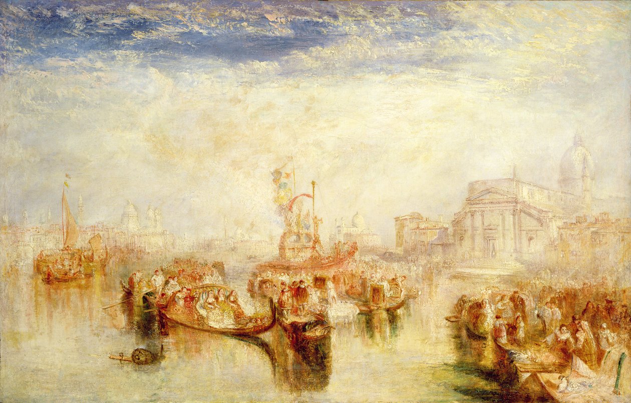 Einlagerung von Bellinis Bildern im Redentore, 1841 von Joseph Mallord William Turner