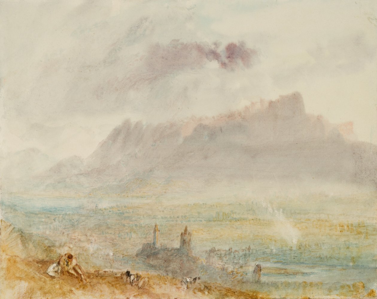 Thunersee, ca. 1838 von Joseph Mallord William Turner
