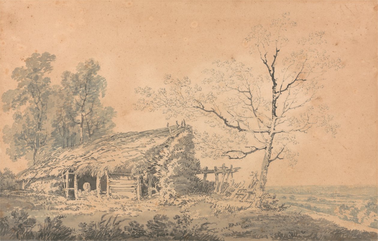 Landschaft mit Scheune von Joseph Mallord William Turner