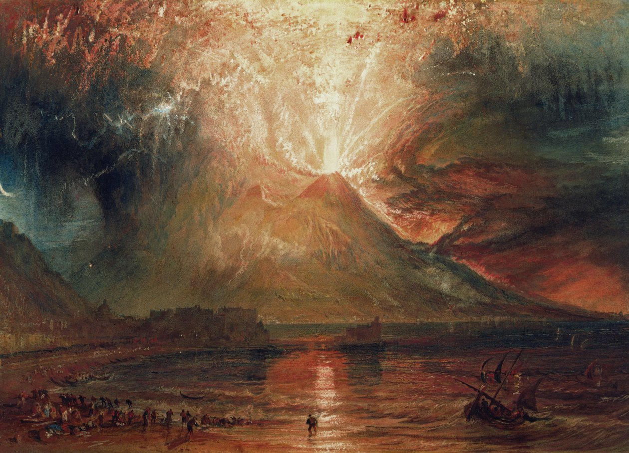 Ausbruch des Vesuvs, 1817 von Joseph Mallord William Turner