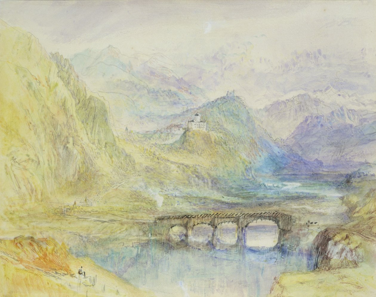 Das Domleschg-Tal von Joseph Mallord William Turner