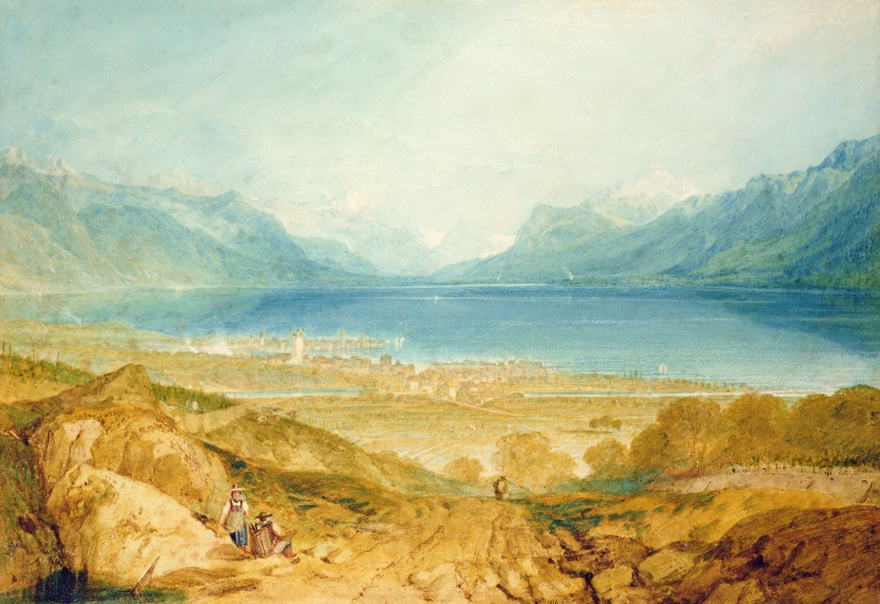 Vevey, Genfersee von Joseph Mallord William Turner