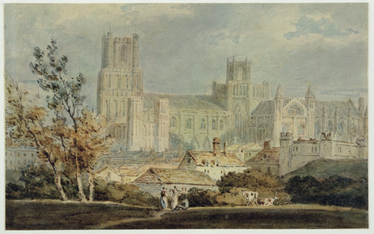 Ansicht der Kathedrale von Ely von Joseph Mallord William Turner