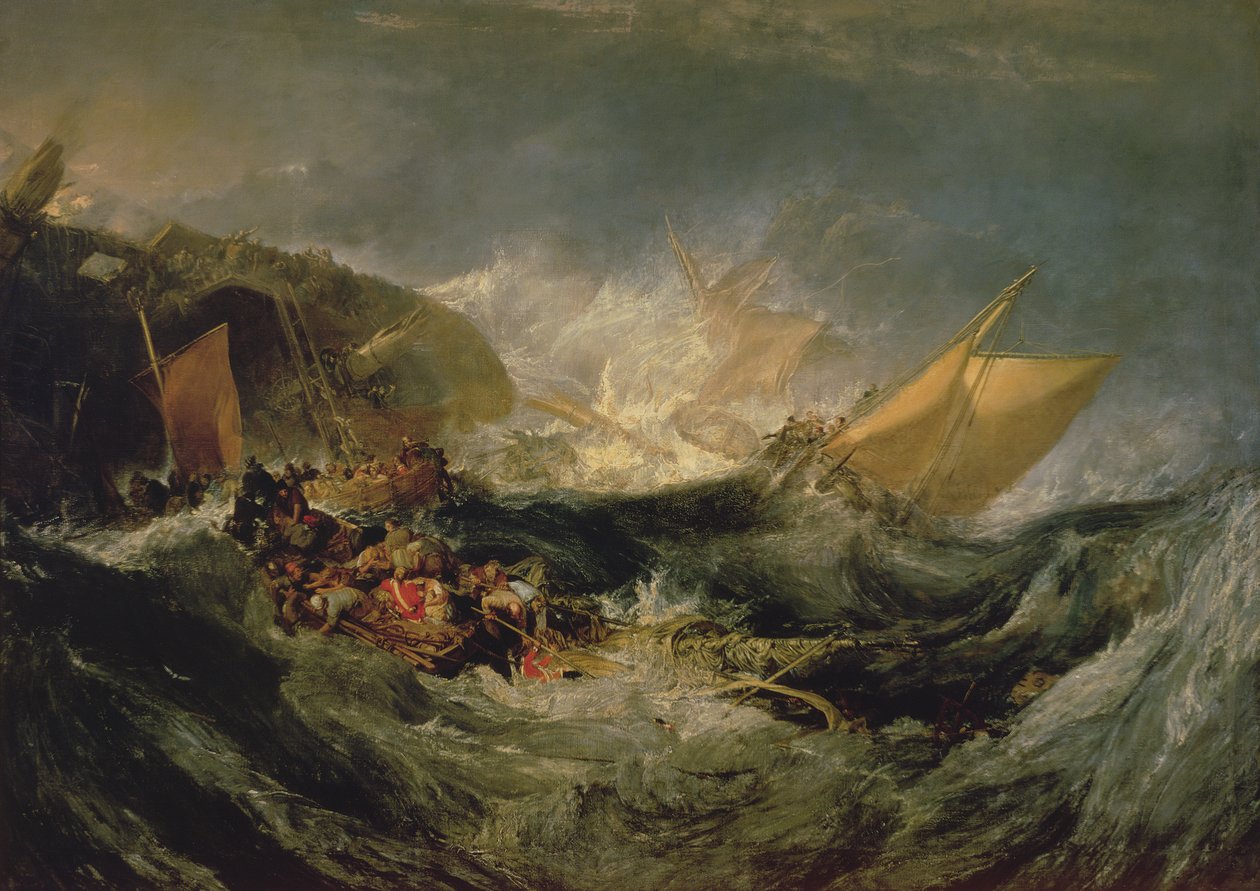 Wrack eines Transportschiffs von Joseph Mallord William Turner