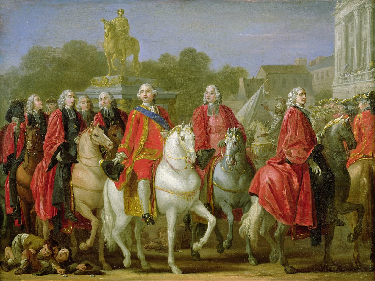 Einweihung des Place Louis XV, 20. Juni 1763 von Joseph Marie, the Elder Vien