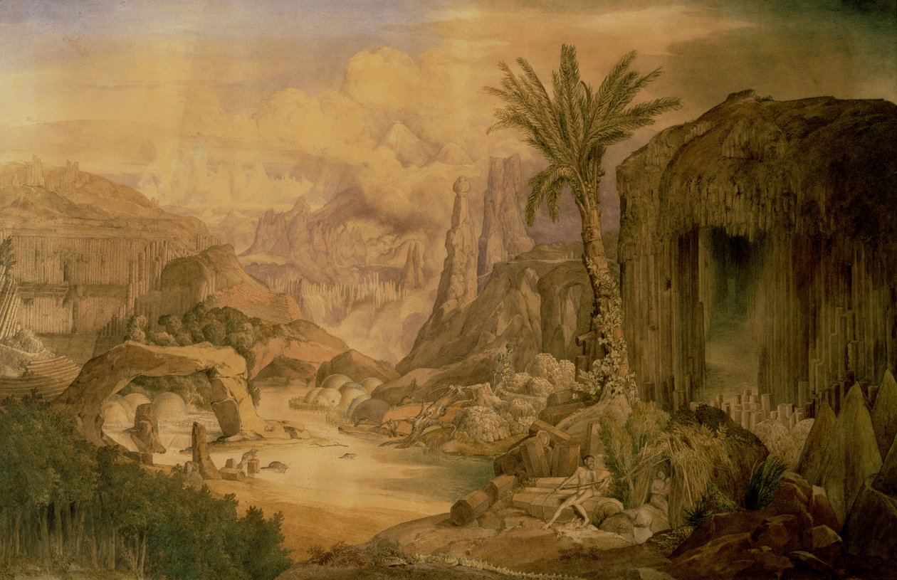 Architektur: Ihr natürliches Modell, ca. 1838 von Joseph Michael Gandy