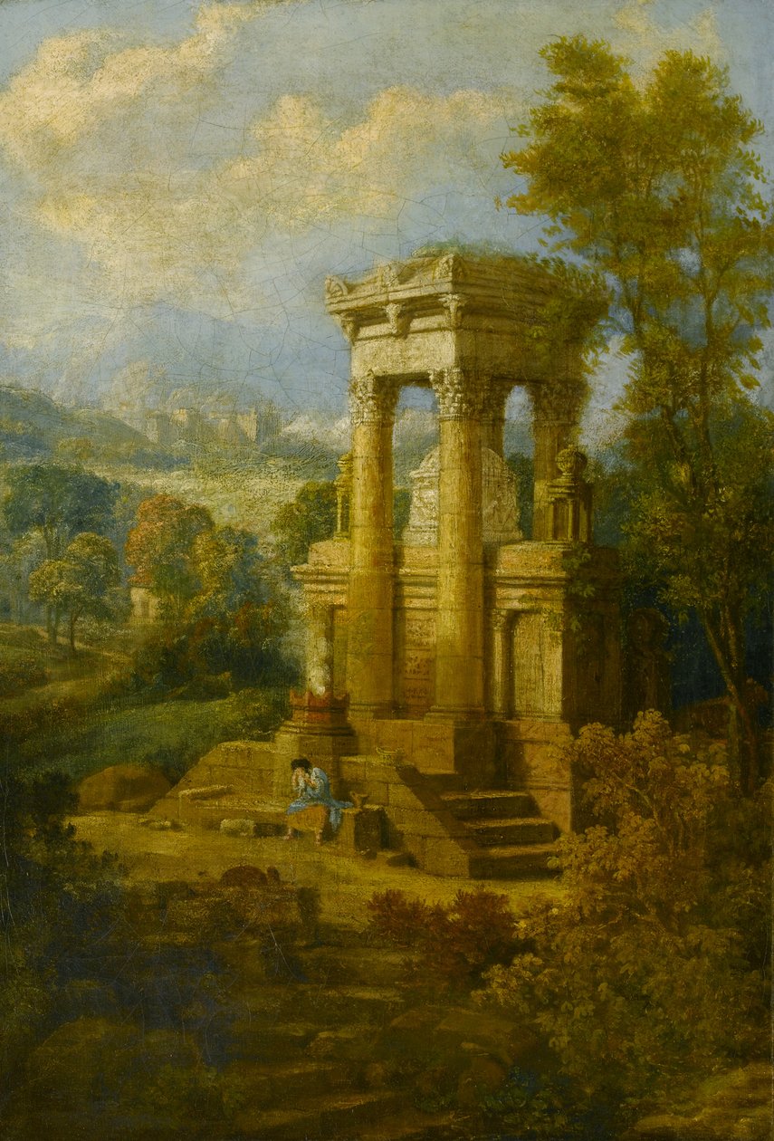 Klassische Komposition, ein Grabmal von Joseph Michael Gandy