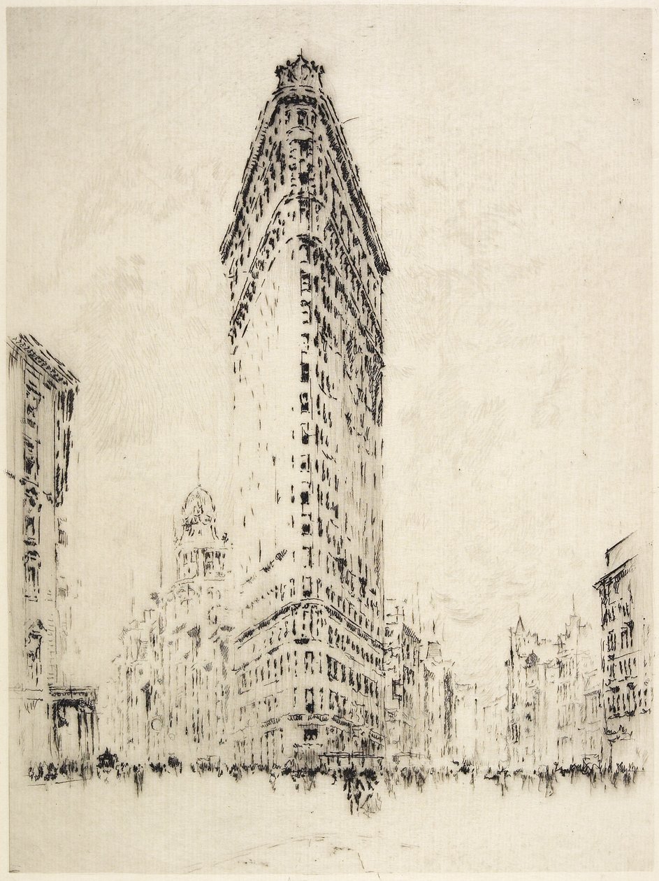 Flatiron Building, 1904 von Joseph Pennell
