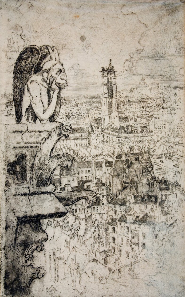 Paris von Notre-Dame von Joseph Pennell
