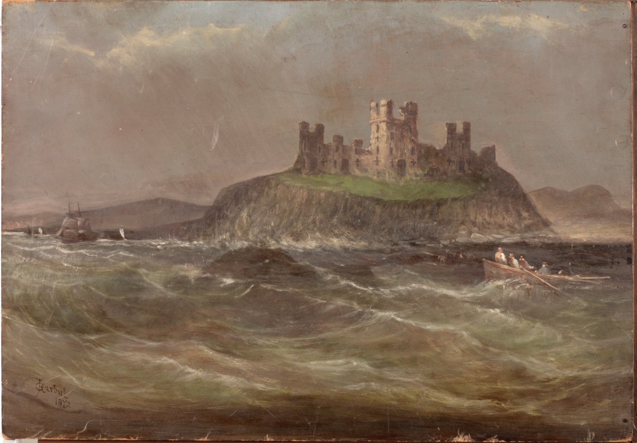 Küstenlandschaft mit Burg von Joseph 