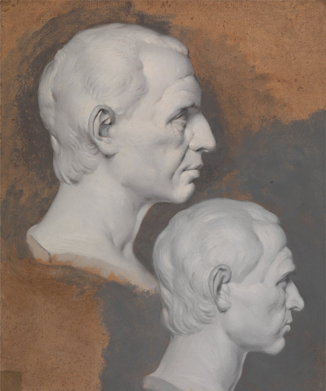 Studien einer klassischen Büste von Joseph Wright of Derby