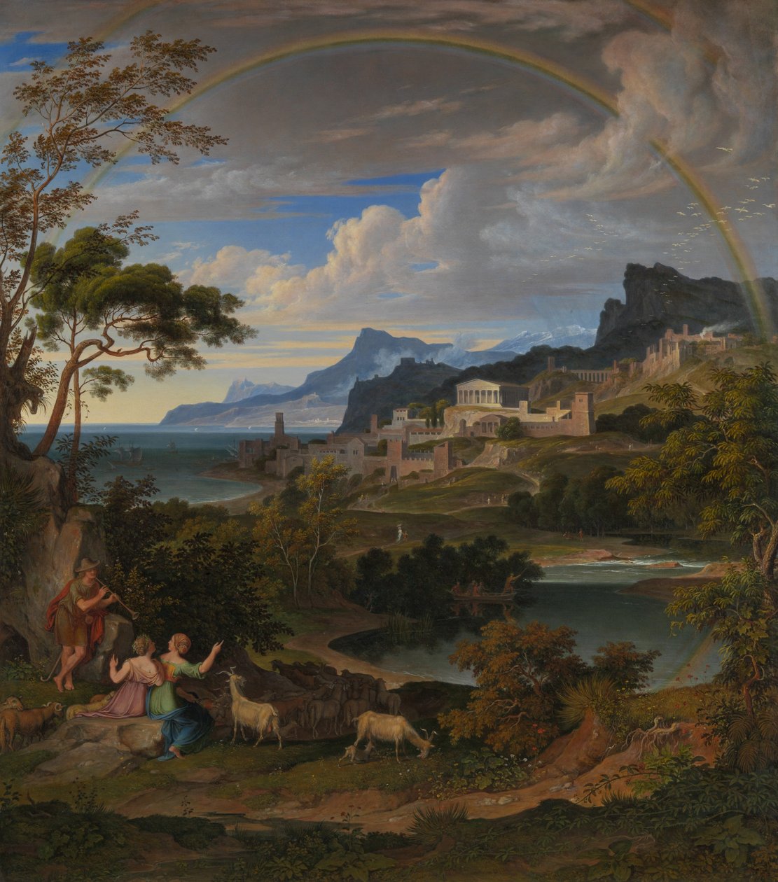 Heroische Landschaft mit Regenbogen von Joseph Anton Koch