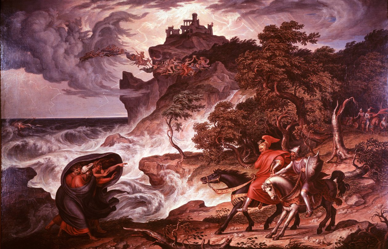 Macbeth und die Hexen von Joseph Anton Kock