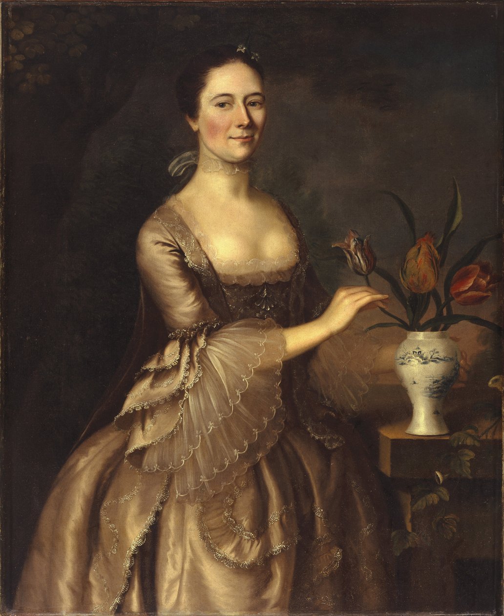 Porträt einer Frau von Joseph Blackburn