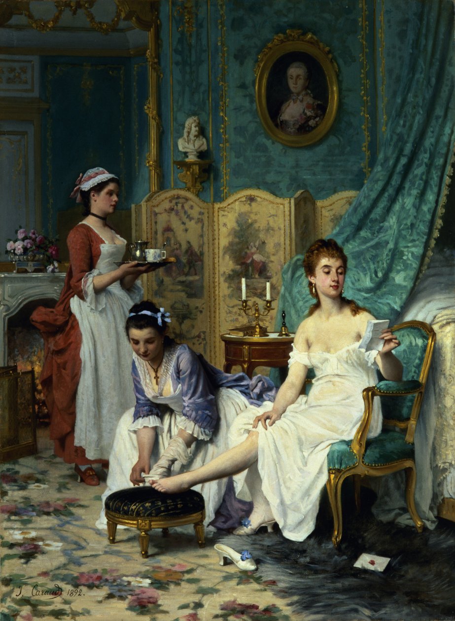 Der Empfang, 1892 von Joseph Caraud