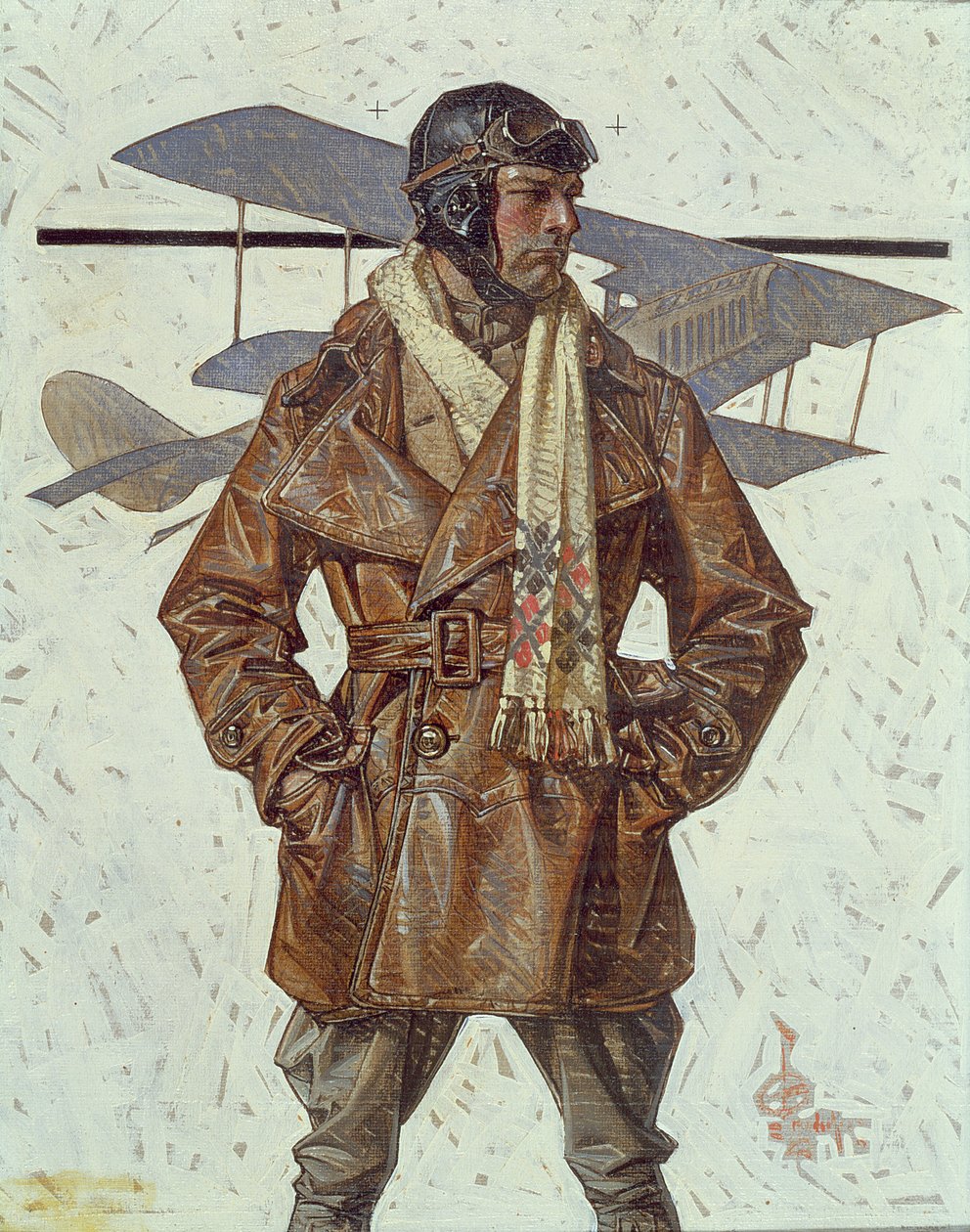 Luftwaffenpilot von Joseph Christian Leyendecker