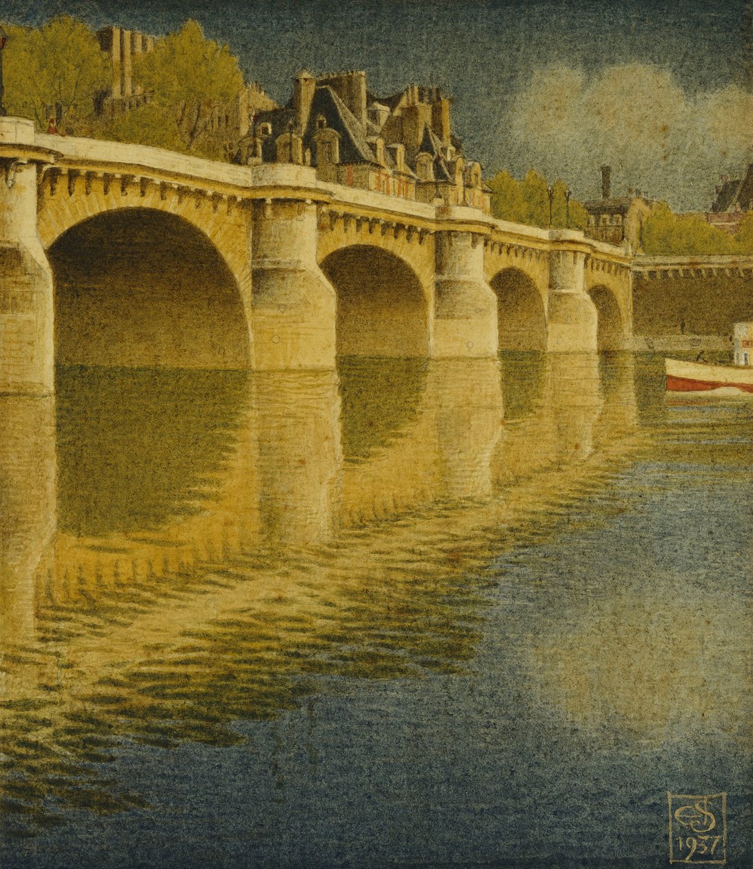 Pont Henri IV von Joseph Edward Southall