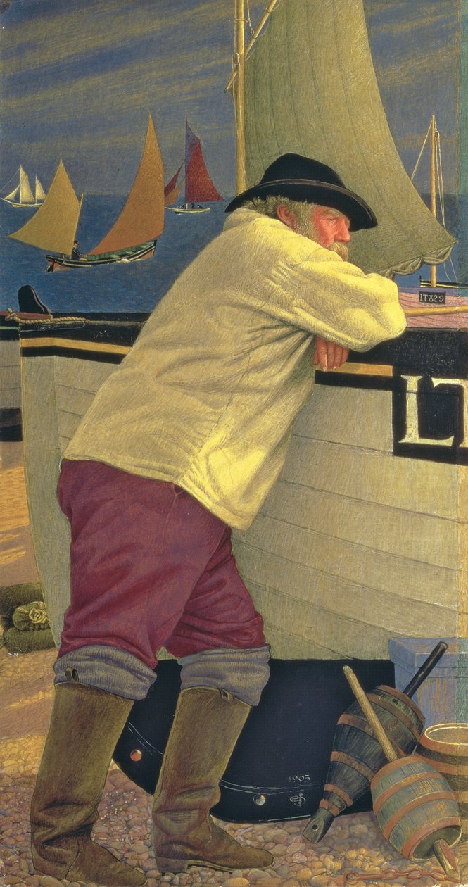Der alte Fischer von Joseph Edward Southall