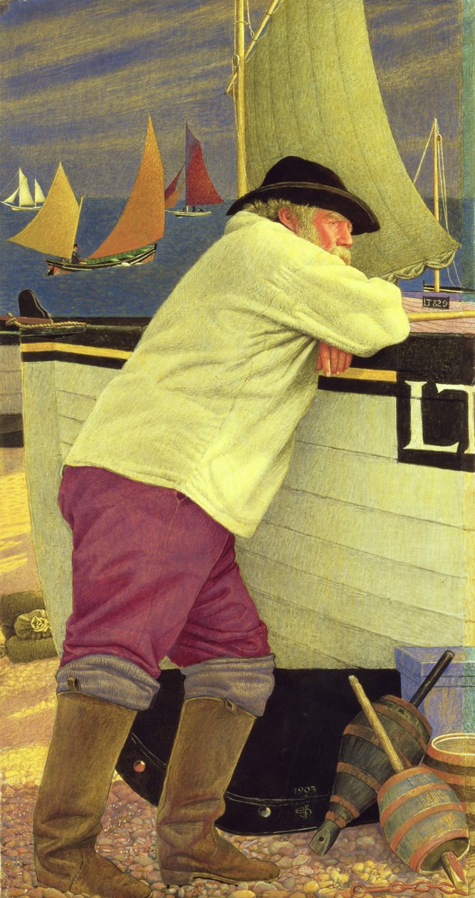 Der alte Fischer von Joseph Edward Southall