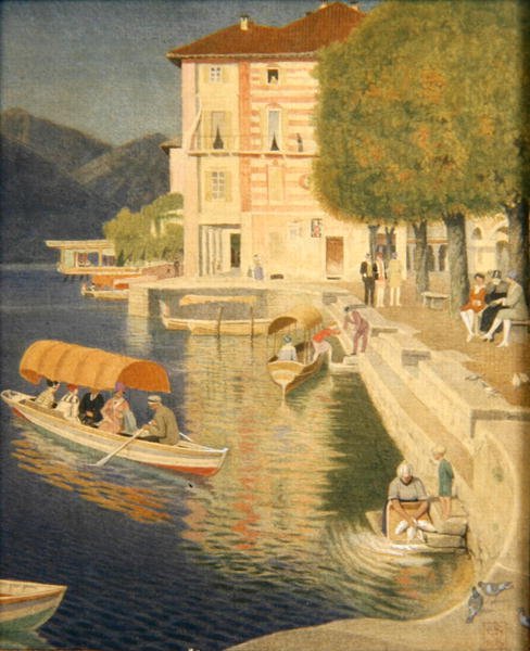 Der Kai, Orta von Joseph Edward Southall
