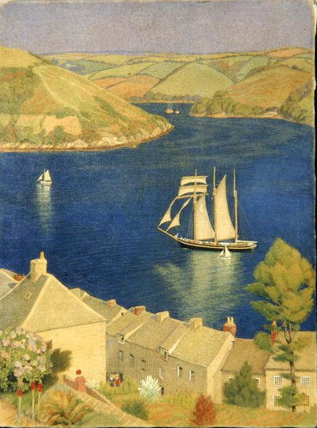 Der Dreimastschoner von Joseph Edward Southall
