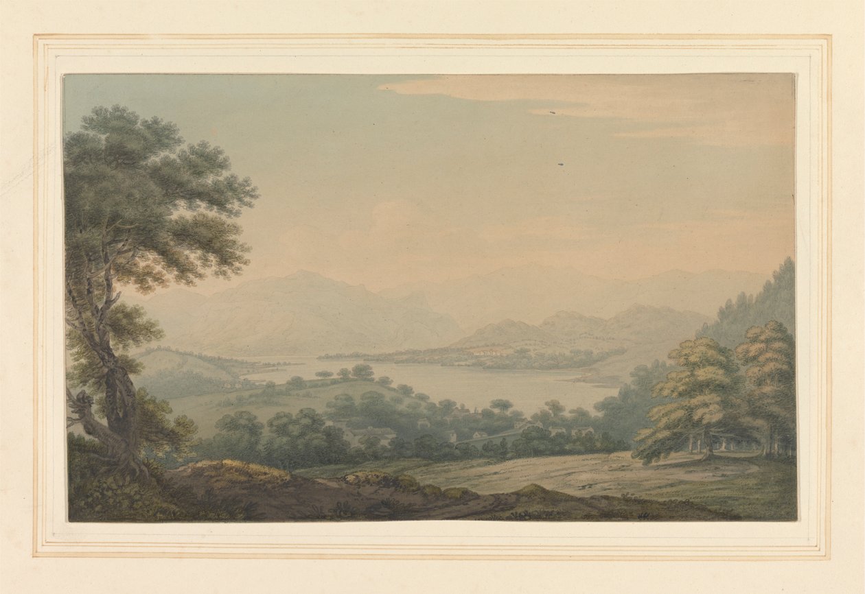 Unteres Ende von Ullswater von Joseph Farington