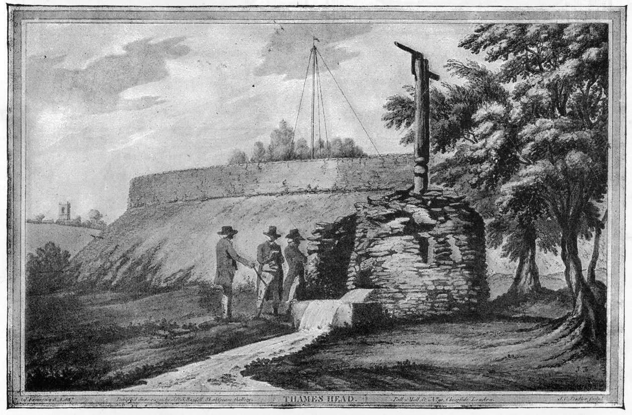 Thames Head, 1793 von Joseph Farington