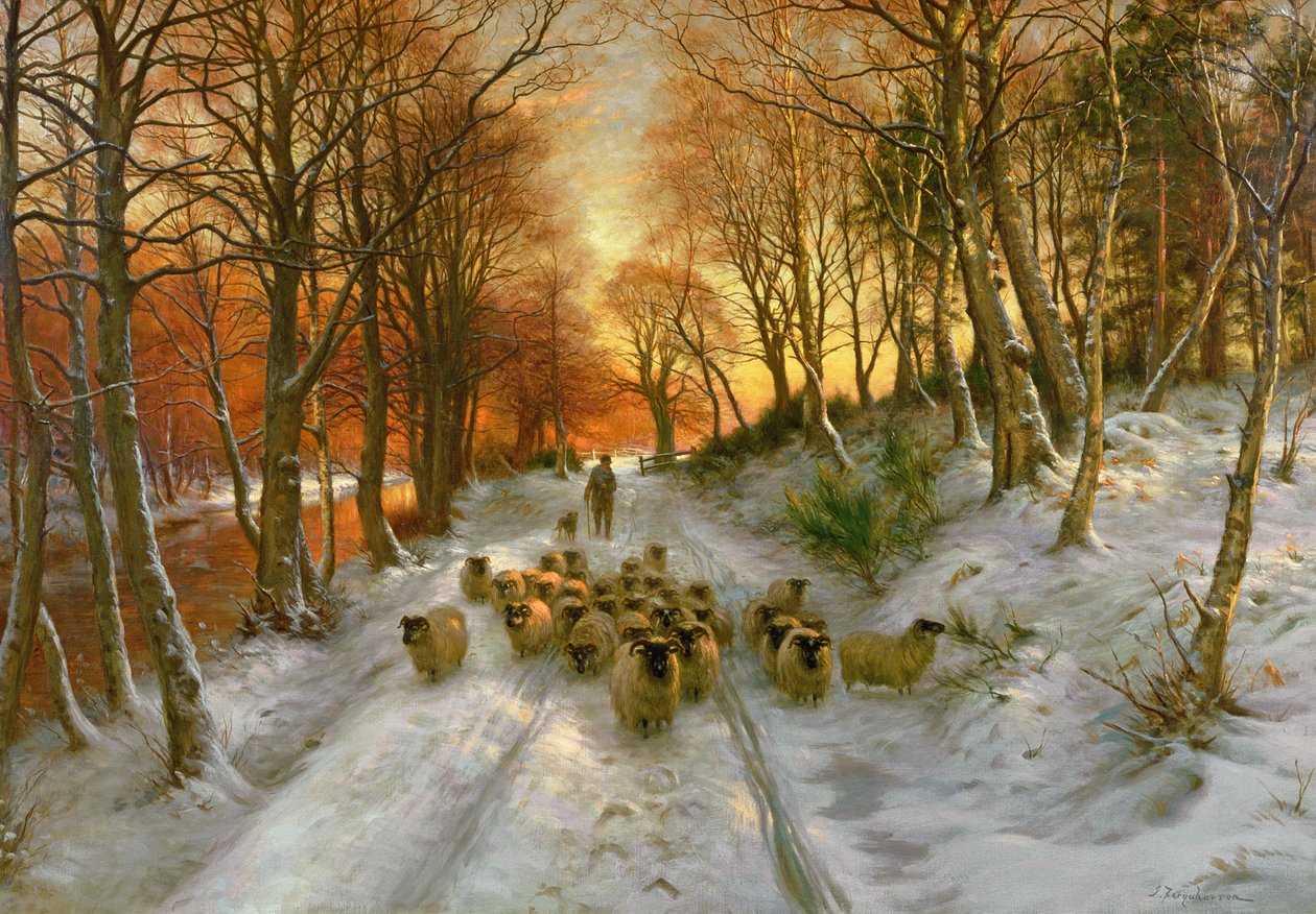 Glühte mit den Farben der Abendstunden von Joseph Farquharson