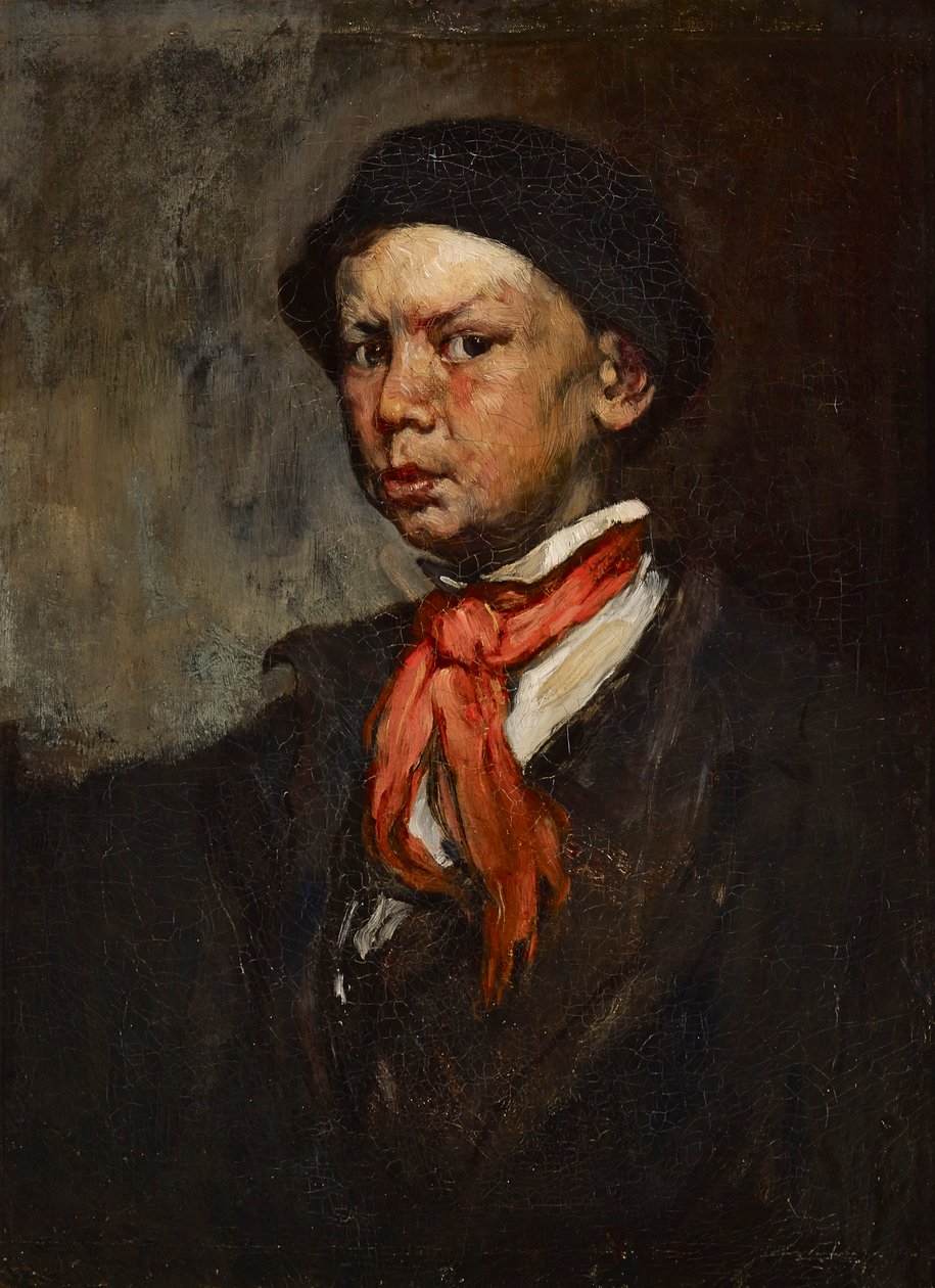 Der pfeifende Junge von Joseph Frank Currier