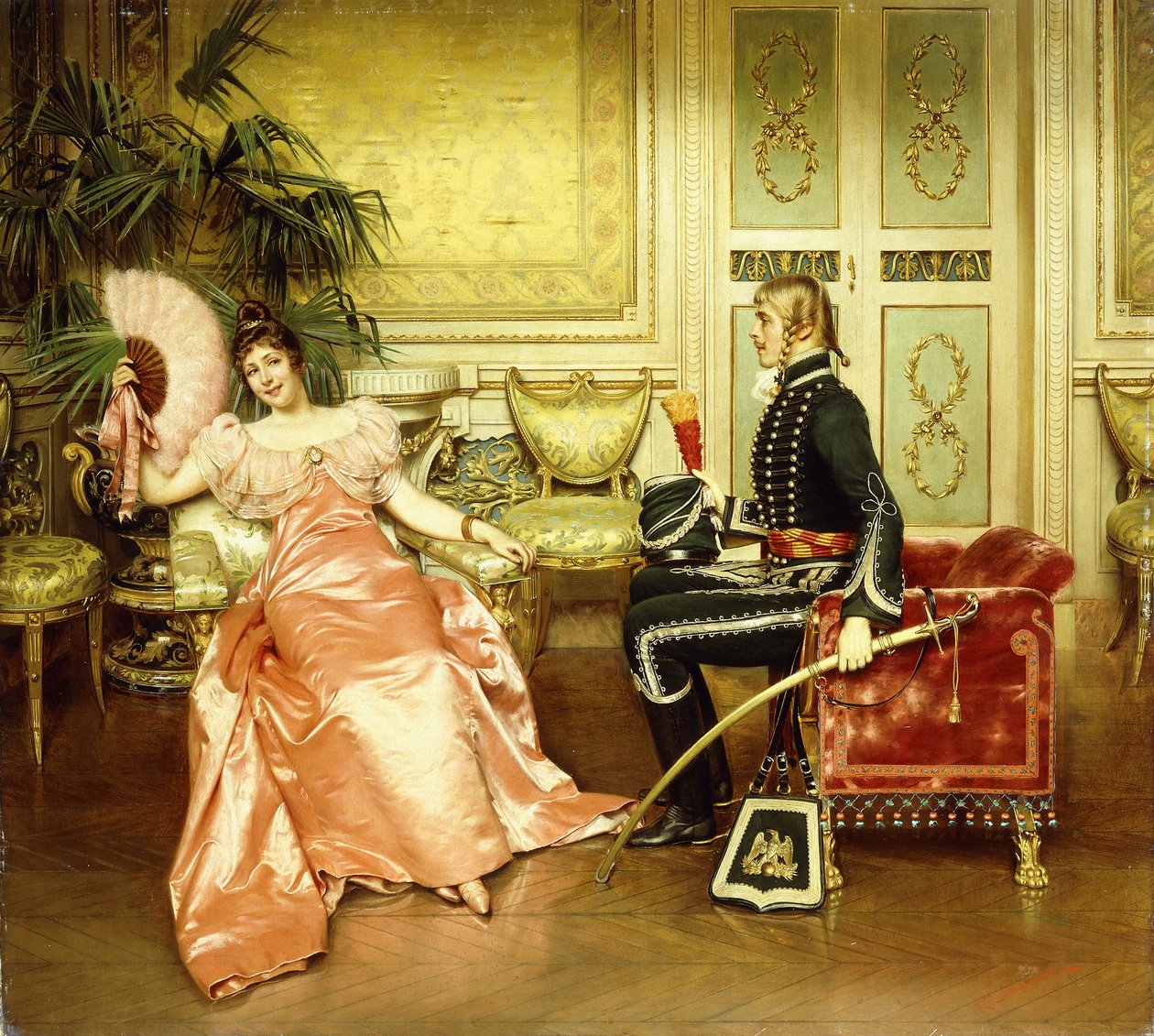 Flirt von Joseph Frederick Charles Soulacroix