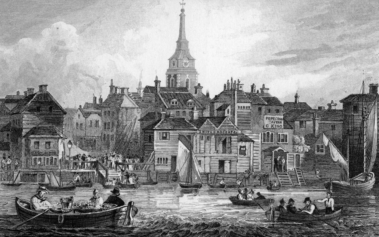 Gravesend, graviert von Josiah Henshall, 1832 von Joseph Fussell