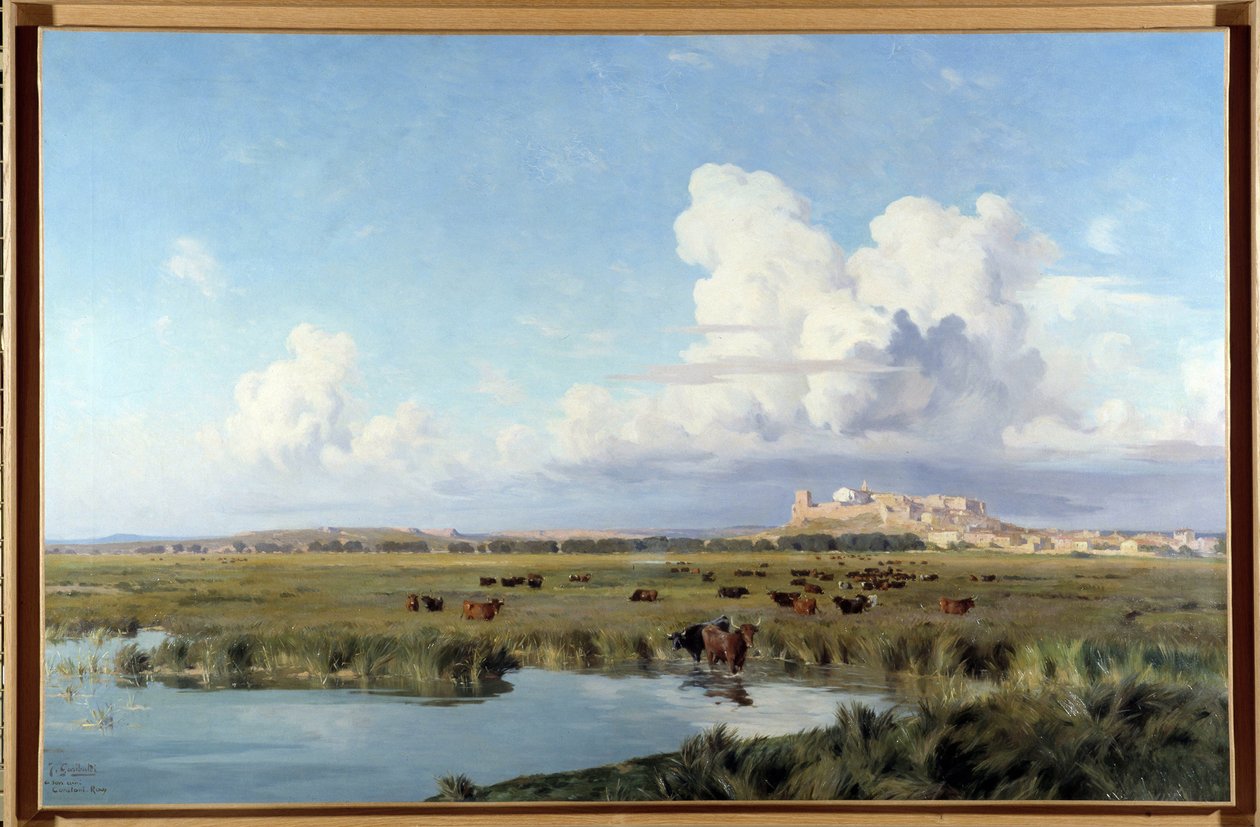 Landschaft der Camargue von Joseph Garibaldi