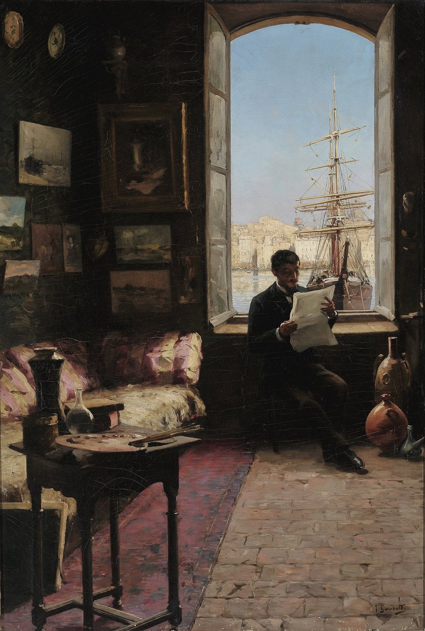 Werkstattinterieur von Joseph Garibaldi