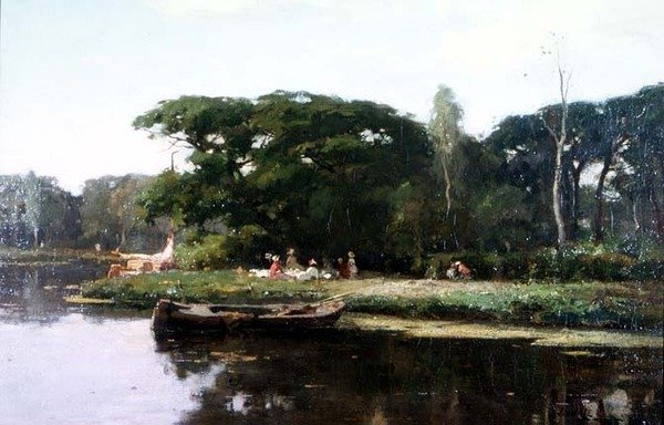 Ein Sommerpicknick von Joseph Gerardus van Jole