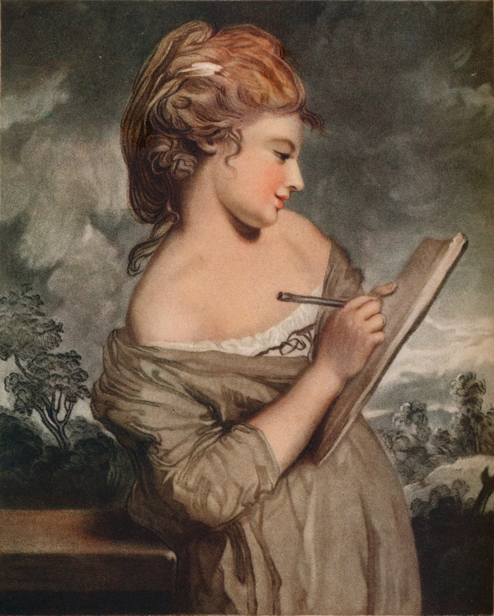 Elizabeth Deane, Design, um 1794 von Joseph Grozer