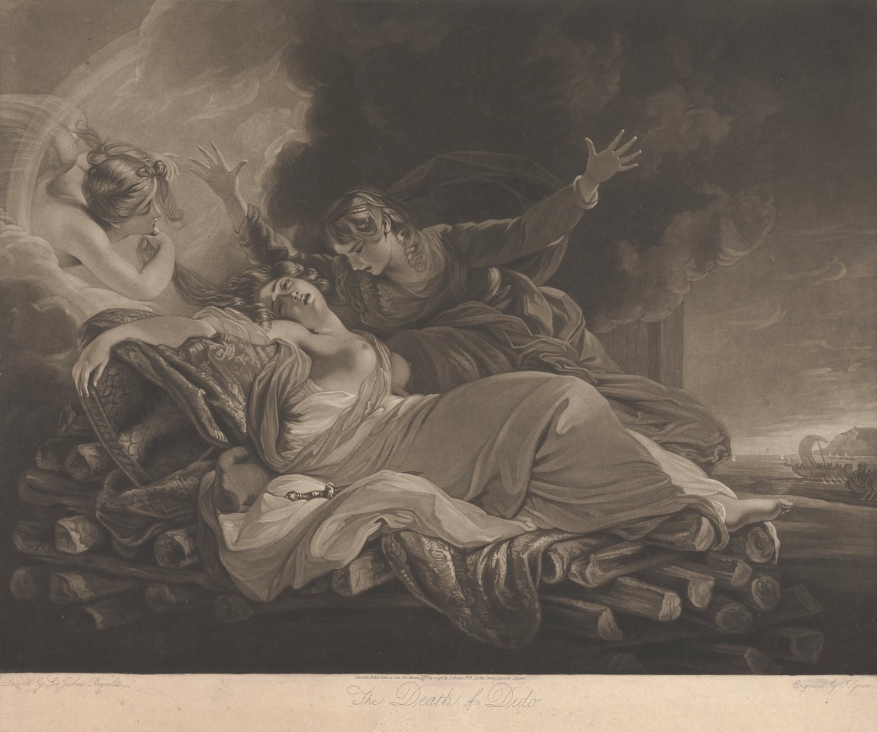 Der Tod von Dido von Joseph Grozer