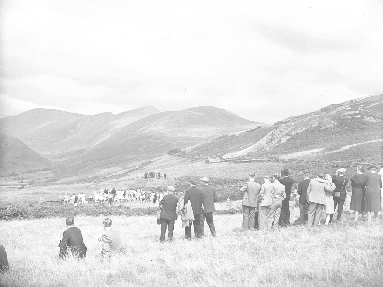 Bauernversammlung über Troutbeck von Joseph Hardman