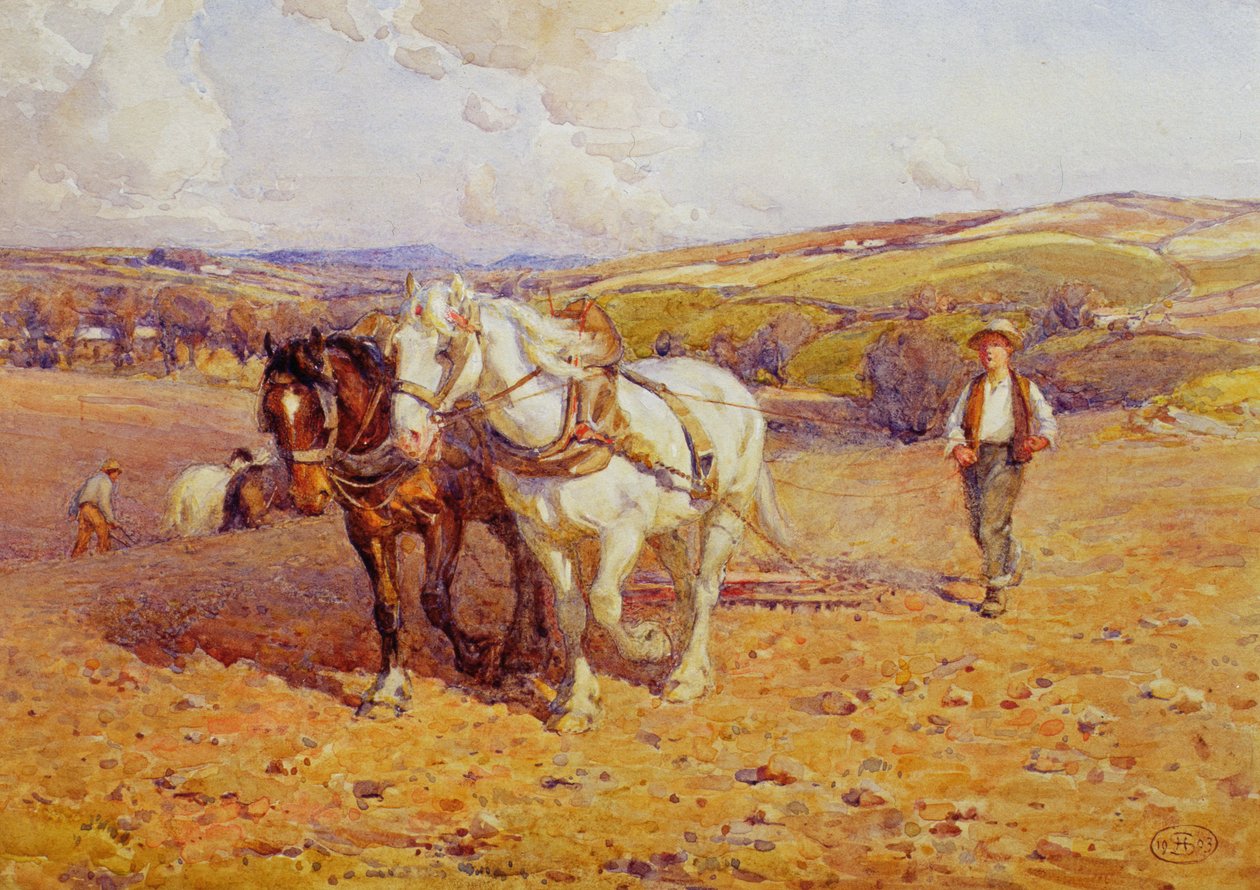 Pflügen von Joseph Harold Swanwick