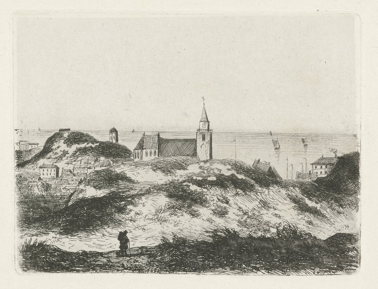 Ansicht von Scheveningen von Joseph Hartogensis