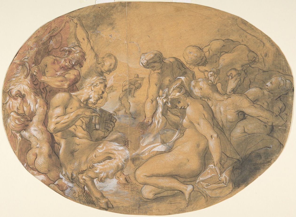 Satyrn und Nymphen von Joseph Heintz the Elder