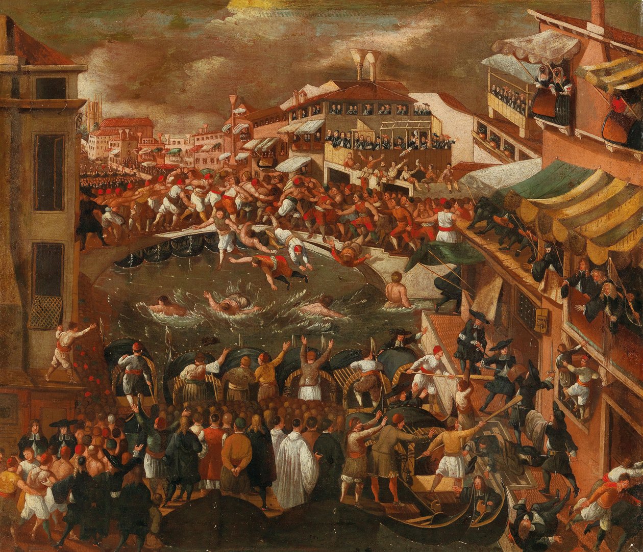 Ponte dei Pugni in Venedig von Joseph Heintz the Younger