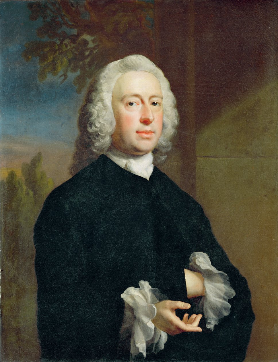 Ein unbekannter Mann in Schwarz, 1735 von Joseph Highmore