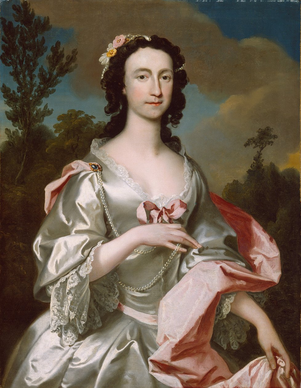 Mrs. Freeman Flower, 1747 von Joseph Highmore
