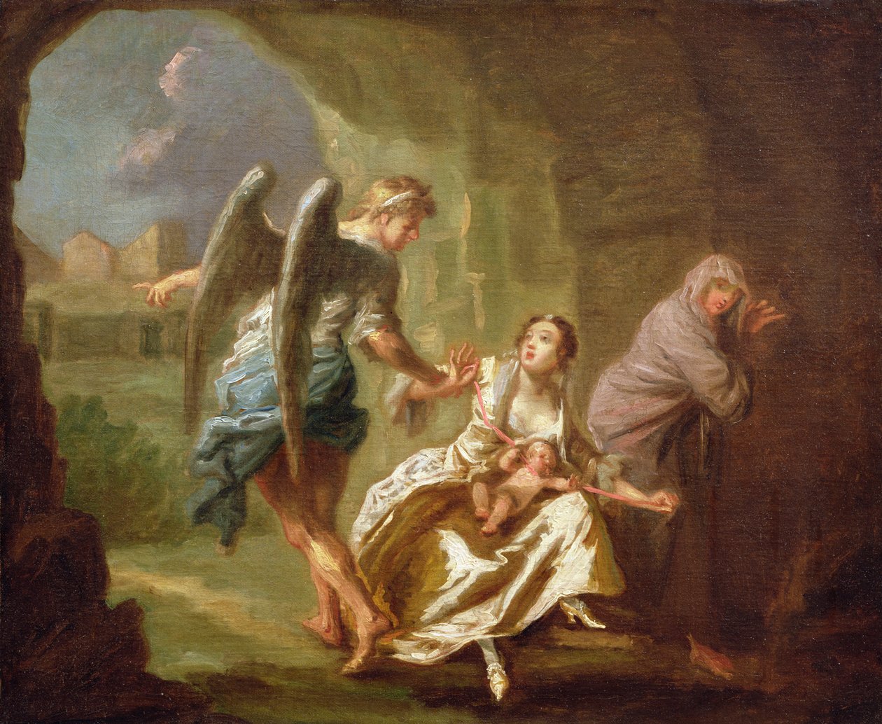 Der Engel der Barmherzigkeit, um 1746 von Joseph Highmore