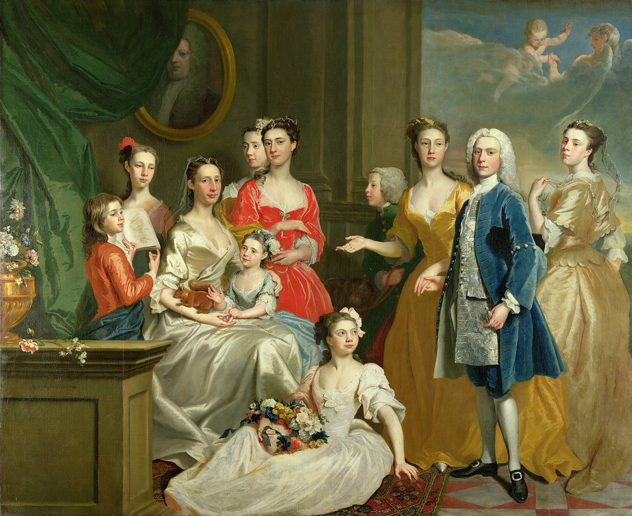 Die Familie von Eldred Lancelot-Lee, 1736 von Joseph Highmore