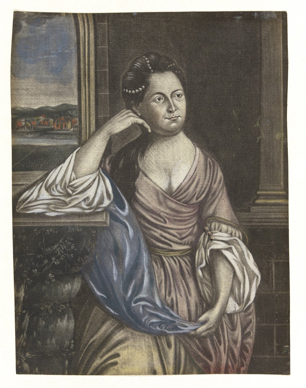 Martha Washington, veröffentlicht 1776 von Joseph Hiller