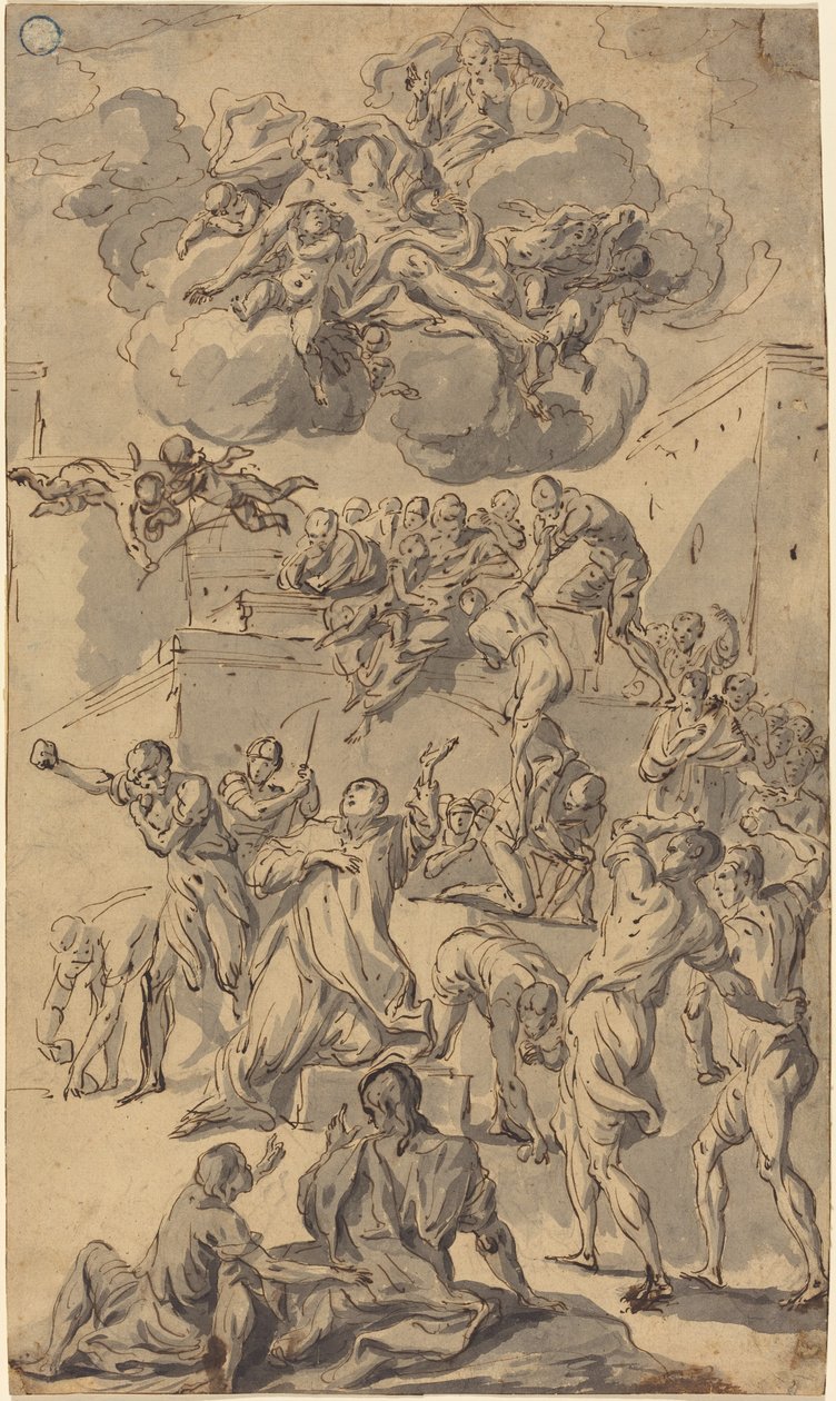 Die Steinigung des Heiligen Stephanus von Joseph Ignace François Parrocel