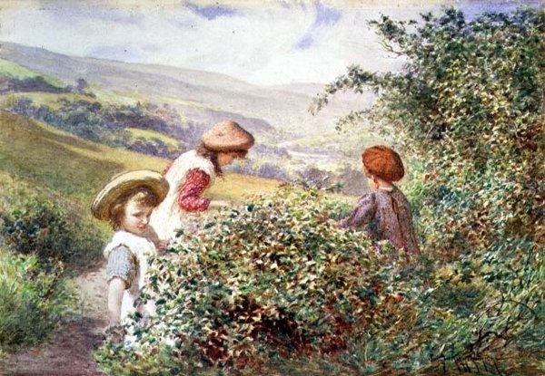 Die Brombeerpflücker von Joseph Kirkpatrick