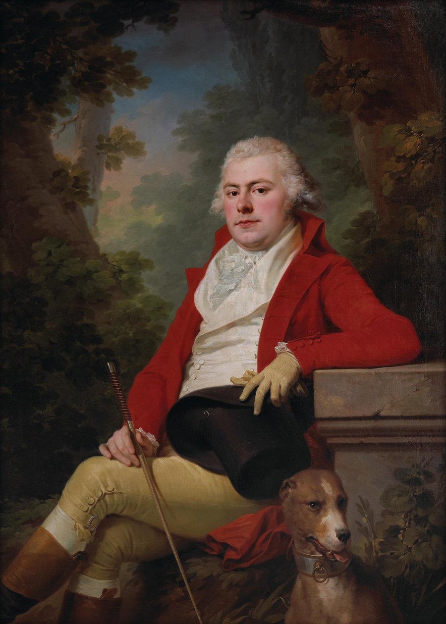 Porträt Aleksey Golitsyn 1795 von Joseph Kreutzinger